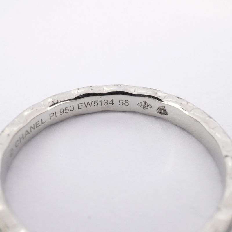 Chanel Ring Coco Crush Pt950 Platinum #58 Men's