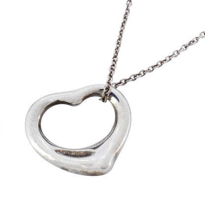 Tiffany & Co Necklace Open Heart Silver 925 Women's