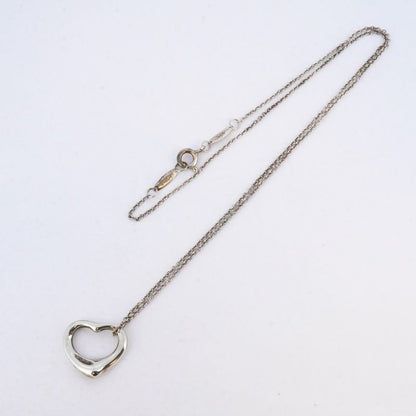 Tiffany & Co Necklace Open Heart Silver 925 Women's