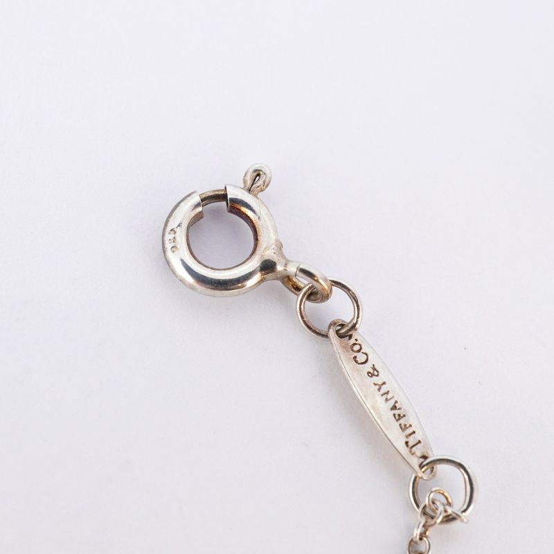 Tiffany & Co Necklace Open Heart Silver 925 Women's