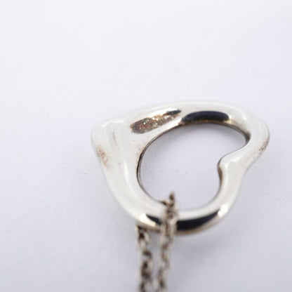 Tiffany & Co Necklace Open Heart Silver 925 Women's