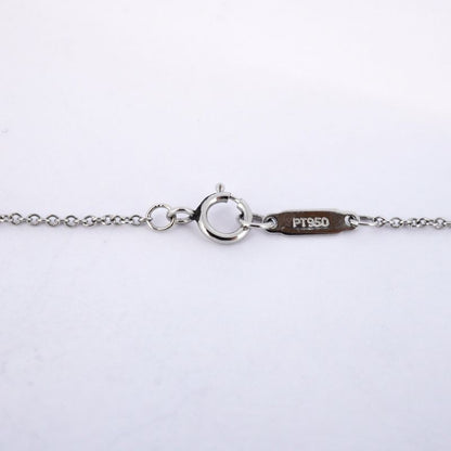 Tiffany & Co Necklace Sentimental Heart Pt950 Platinum Diamond Ladies