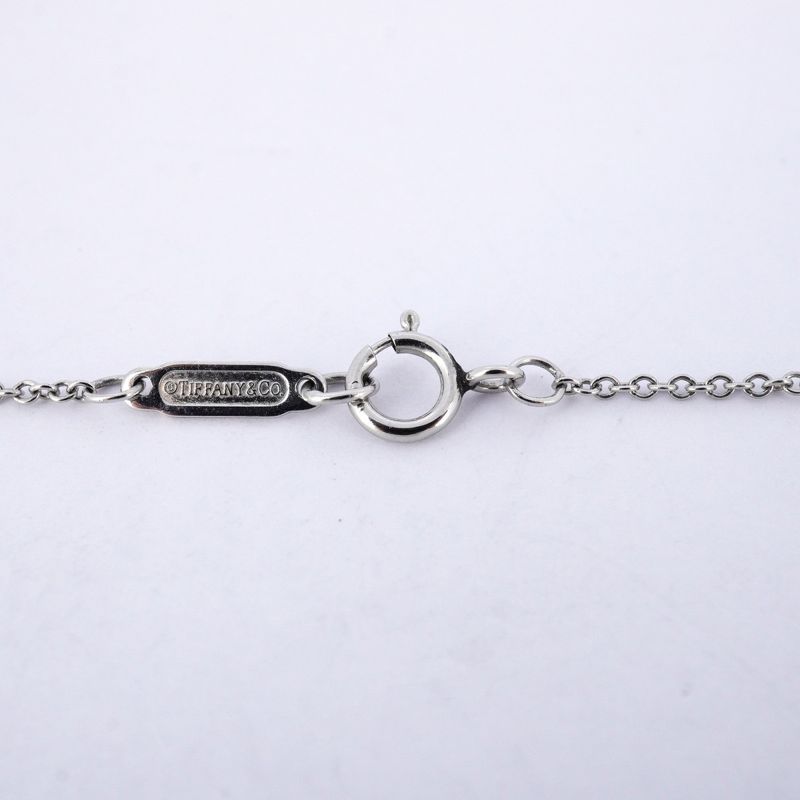 Tiffany & Co Necklace Sentimental Heart Pt950 Platinum Diamond Ladies