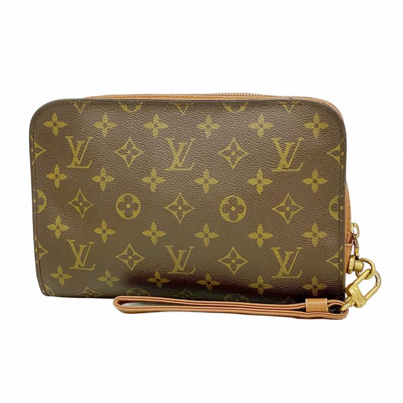 Louis Vuitton Clutch Bag Monogram Orsay M51790 Brown Men's
