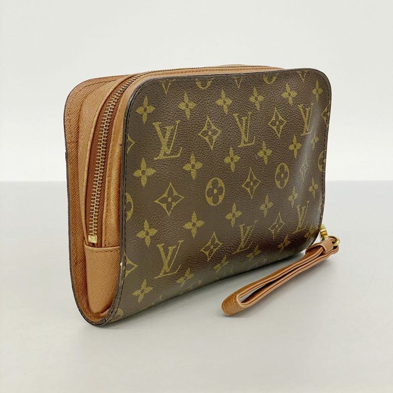 Louis Vuitton Clutch Bag Monogram Orsay M51790 Brown Men's