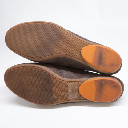 Hermes Quick Evelyn Punching Logo Leather Sneakers 38 1 2