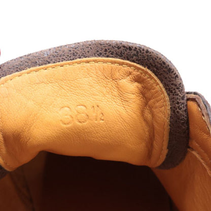 Hermes Quick Evelyn Punching Logo Leather Sneakers 38 1 2