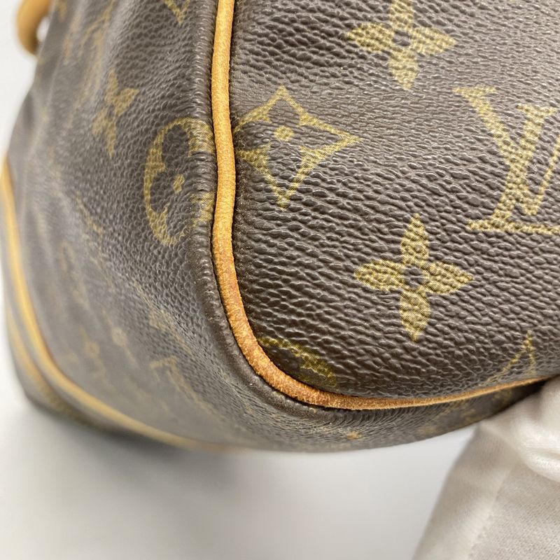 Louis Vuitton Boston Bag Monogram Keepall 55 M41424 Brown Men Women Unisex