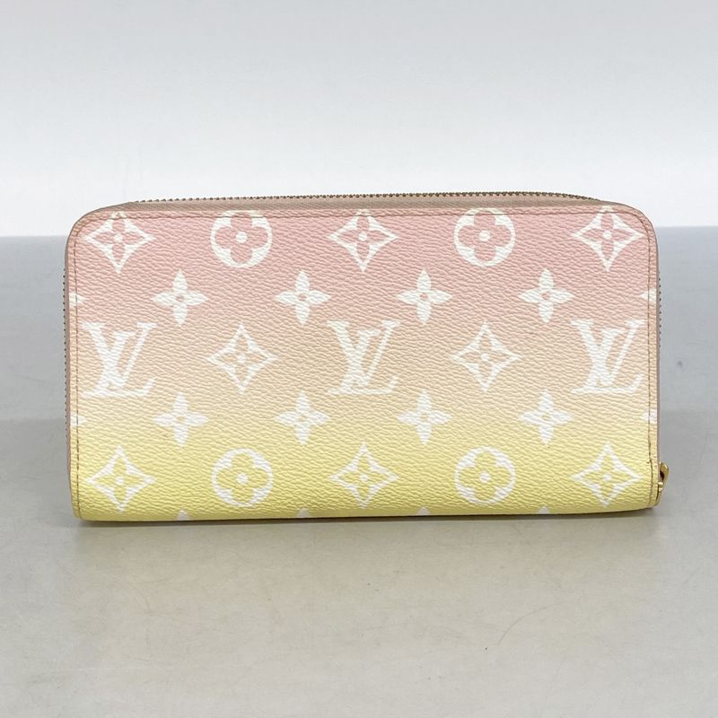 Louis Vuitton Long Wallet Visor Pool Zippy Wallet M80361 Rose Cles Ladies