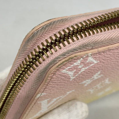Louis Vuitton Long Wallet Visor Pool Zippy Wallet M80361 Rose Cles Ladies
