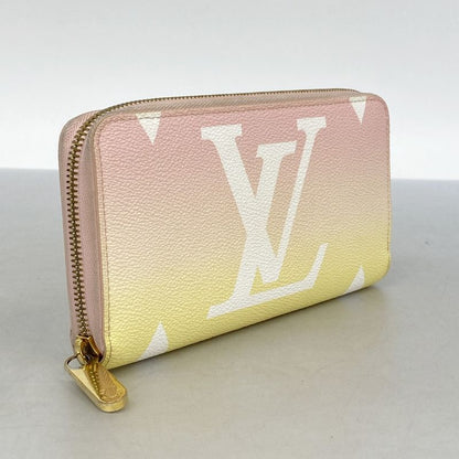 Louis Vuitton Long Wallet Visor Pool Zippy Wallet M80361 Rose Cles Ladies