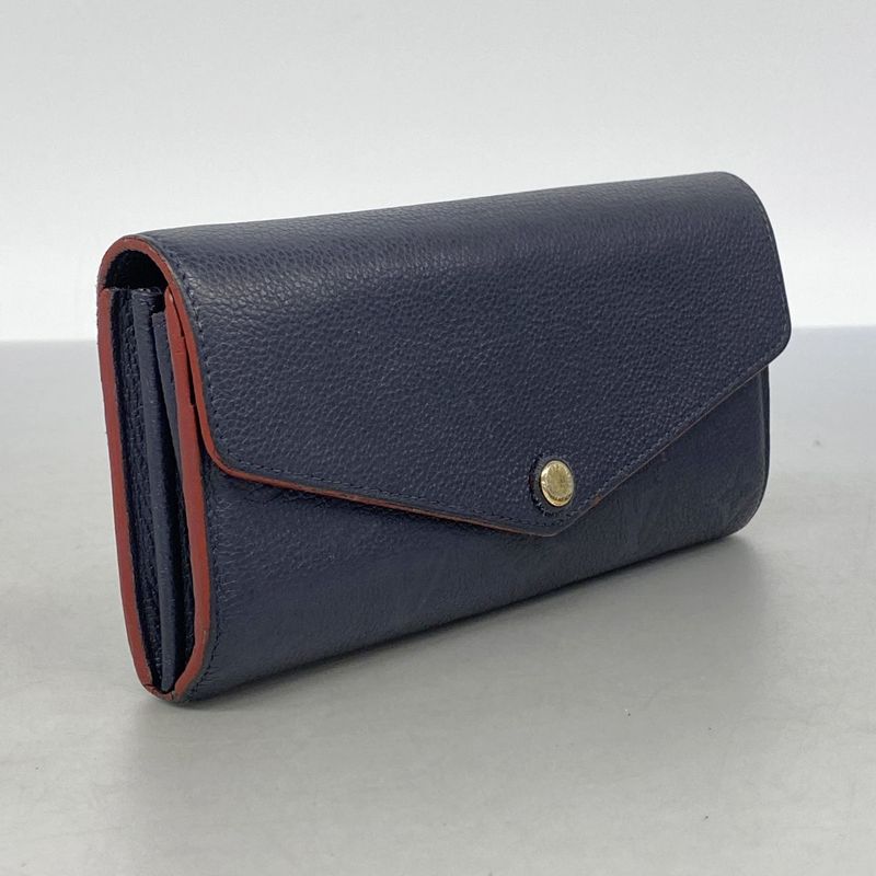 Louis Vuitton Long Wallet Monogram - Empreinte Portefeuille Sarah M62125 Marine