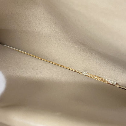 Louis Vuitton Long Wallet Vernis Porto Tresor International M91163 Beige Ladies