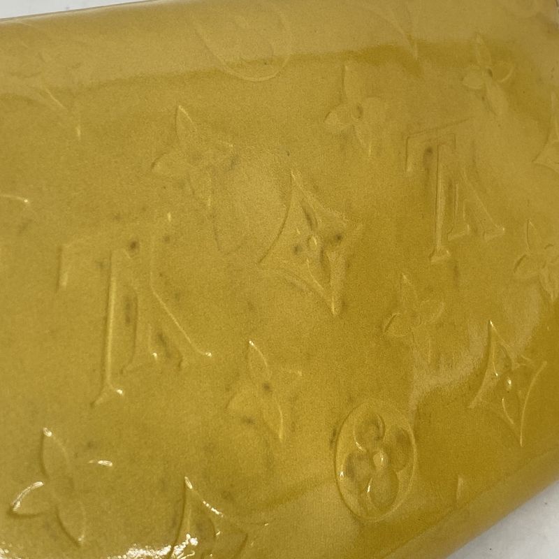 Louis Vuitton Long Wallet Vernis Porto Tresor International M91163 Beige Ladies