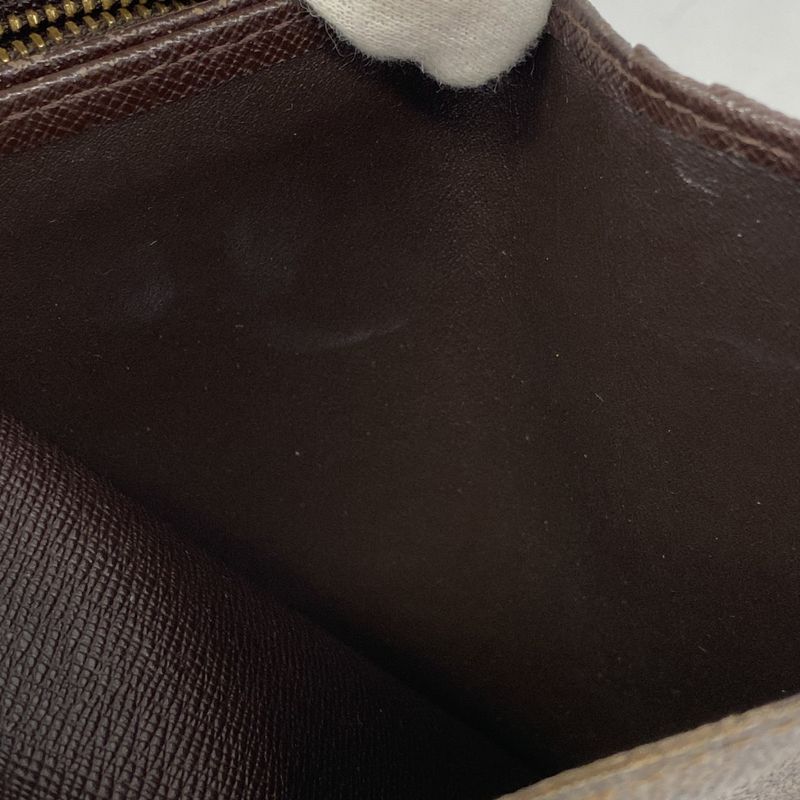 Louis Vuitton Wallet Damier Portomone Vietresor N61730 Ebene Ladies