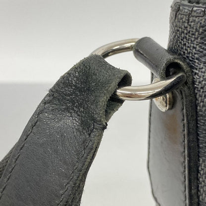 Louis Vuitton Shoulder Bag Damier Graphite Daniel GM N58033 Black Men's