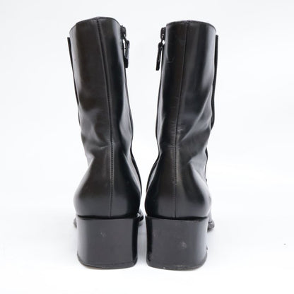 Hermes Square Toe Side Zip Boots 36 1 2