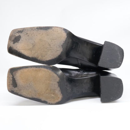 Hermes Square Toe Side Zip Boots 36 1 2