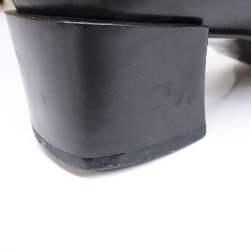 Hermes Square Toe Side Zip Boots 36 1 2