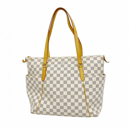 Louis Vuitton Tote Bag Damier Azure Totally MM N51262 White Ladies