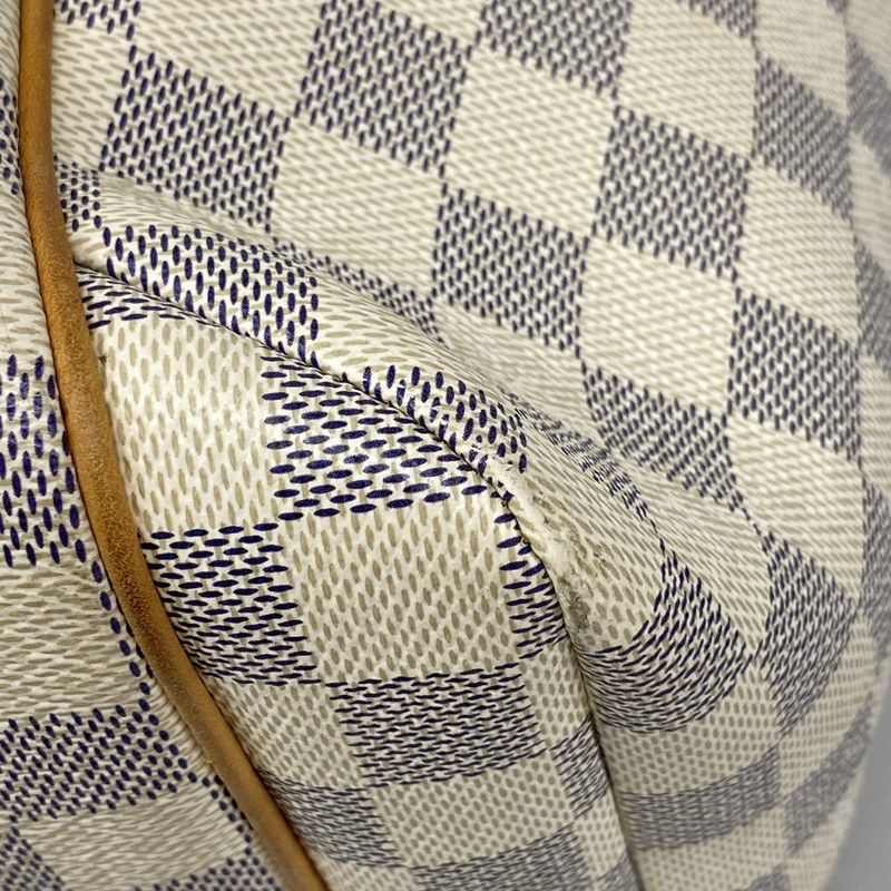 Louis Vuitton Tote Bag Damier Azure Totally MM N51262 White Ladies