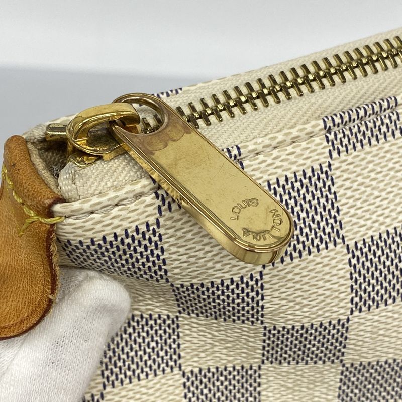 Louis Vuitton Tote Bag Damier Azure Totally MM N51262 White Ladies