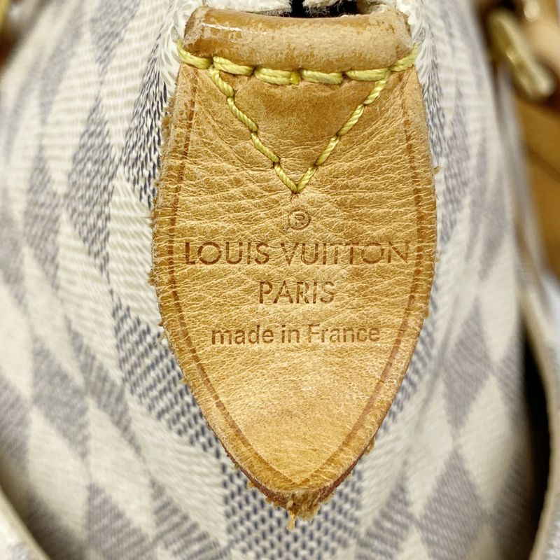 Louis Vuitton Tote Bag Damier Azure Totally MM N51262 White Ladies