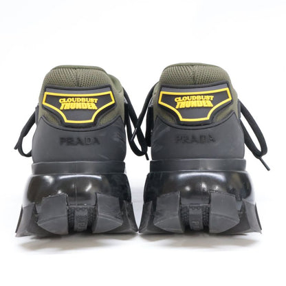 Prada Clouddust Thunder Knitted Fabric Sneakers 37