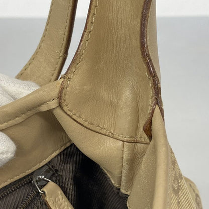Gucci Handbag GG Canvas 28628 Canvas Beige Silver Hardware Ladies