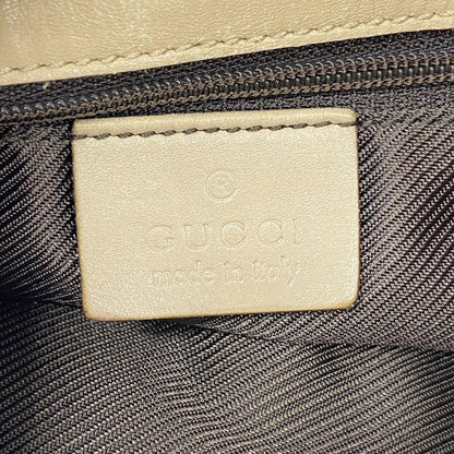 Gucci Handbag GG Canvas 28628 Canvas Beige Silver Hardware Ladies