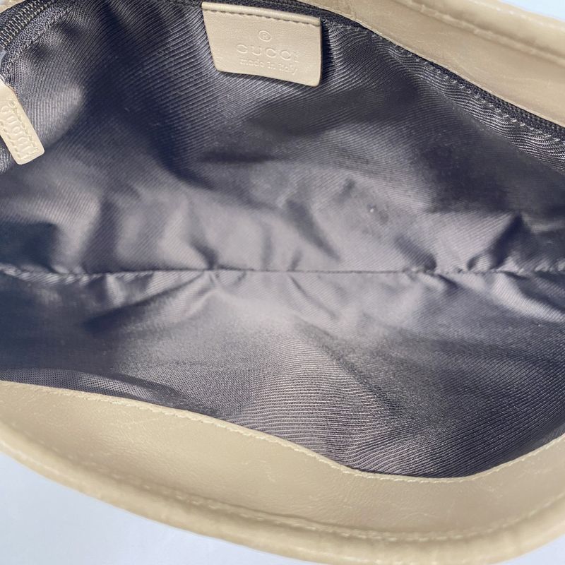 Gucci Handbag GG Canvas 28628 Canvas Beige Silver Hardware Ladies