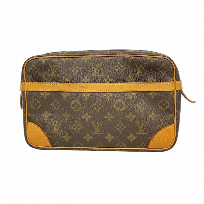 Louis Vuitton Clutch Bag Monogram Compiègne 28 M51845 Brown Men's