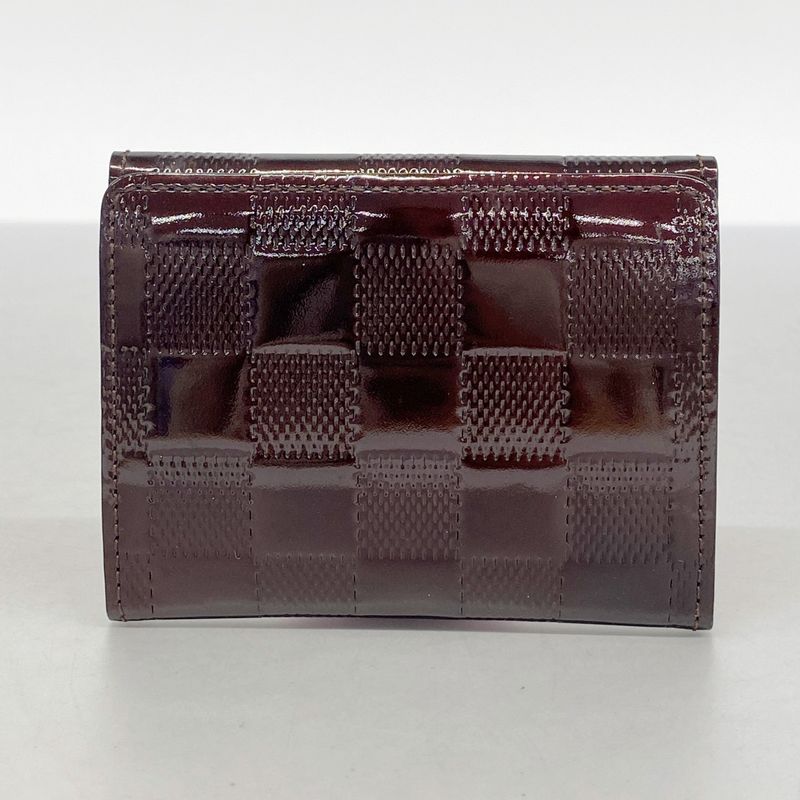 Louis Vuitton Coin Case Damier Vernis Ludlow M92135 Carmine Men's Women's Unisex