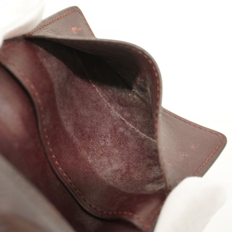 Louis Vuitton Coin Case Damier Vernis Ludlow M92135 Carmine Men's Women's Unisex