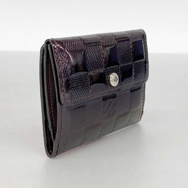 Louis Vuitton Coin Case Damier Vernis Ludlow M92135 Carmine Men's Women's Unisex