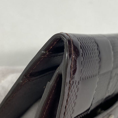 Louis Vuitton Coin Case Damier Vernis Ludlow M92135 Carmine Men's Women's Unisex