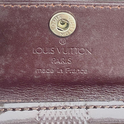 Louis Vuitton Coin Case Damier Vernis Ludlow M92135 Carmine Men's Women's Unisex
