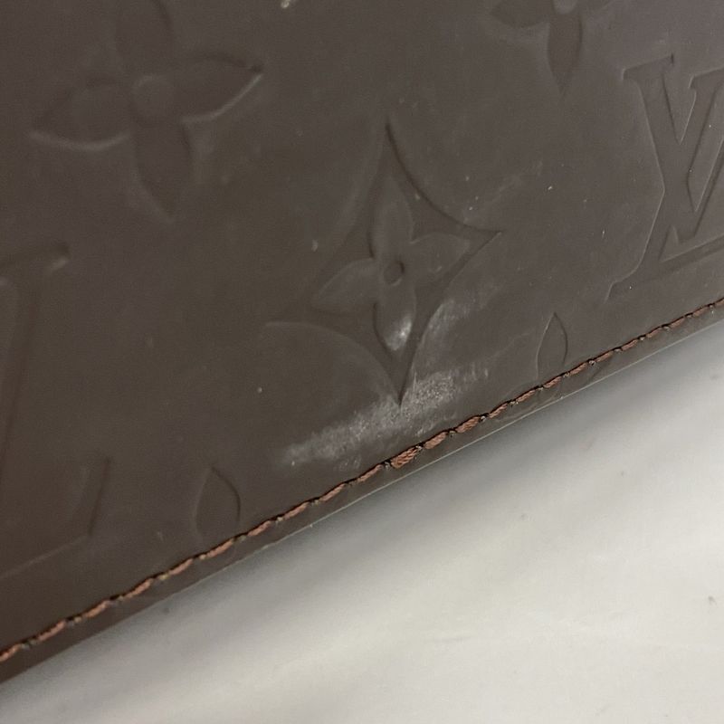 Louis Vuitton Handbag Monogram Glace Leather Charlie M46510 Cafe 2way Bag Men's