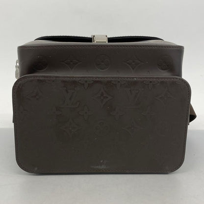 Louis Vuitton Handbag Monogram Glace Leather Charlie M46510 Cafe 2way Bag Men's