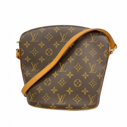 Louis Vuitton Shoulder Bag Monogram Drouot M51290 Brown Ladies