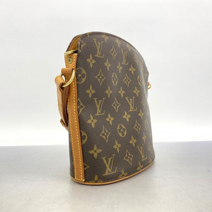 Louis Vuitton Shoulder Bag Monogram Drouot M51290 Brown Ladies
