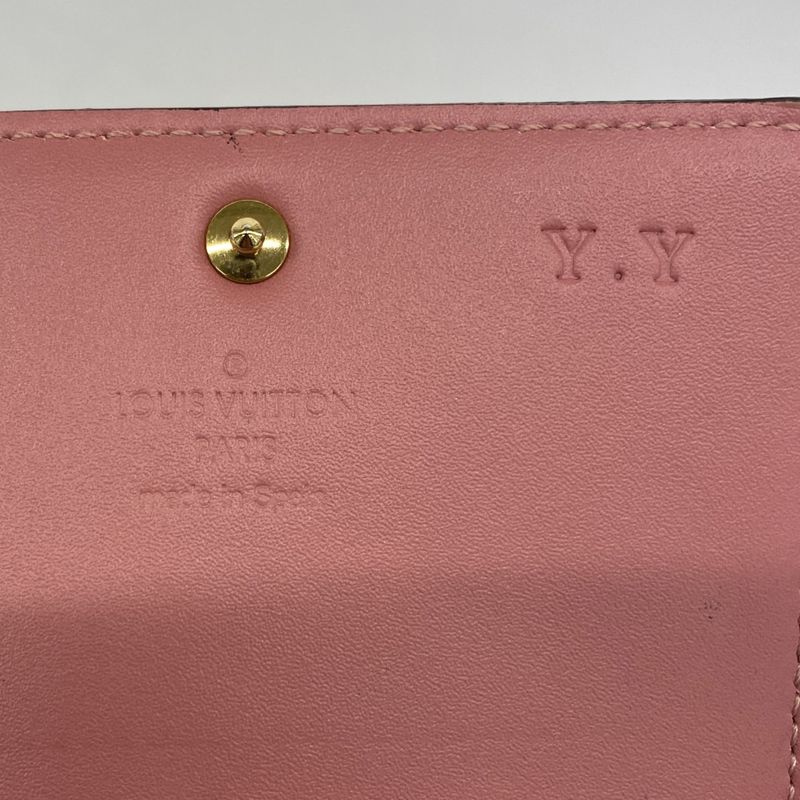 Louis Vuitton Card Case Vernis Envelope Carte de Visite M90936 Poppy Petal