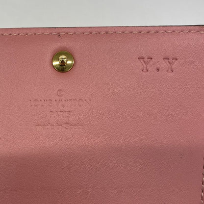 Louis Vuitton Card Case Vernis Envelope Carte de Visite M90936 Poppy Petal