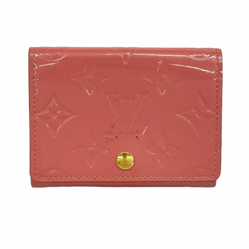 Louis Vuitton Card Case Vernis Envelope Carte de Visite M90936 Poppy Petal