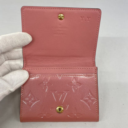 Louis Vuitton Card Case Vernis Envelope Carte de Visite M90936 Poppy Petal
