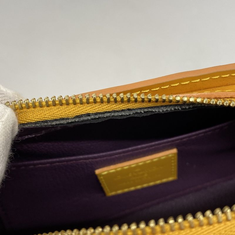 Louis Vuitton Pouch Epi Dauphine PM M48449 Jaune Ladies