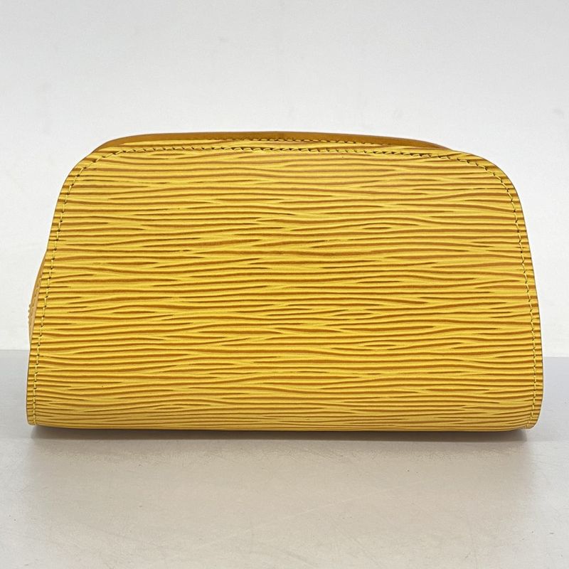 Louis Vuitton Pouch Epi Dauphine PM M48449 Jaune Ladies
