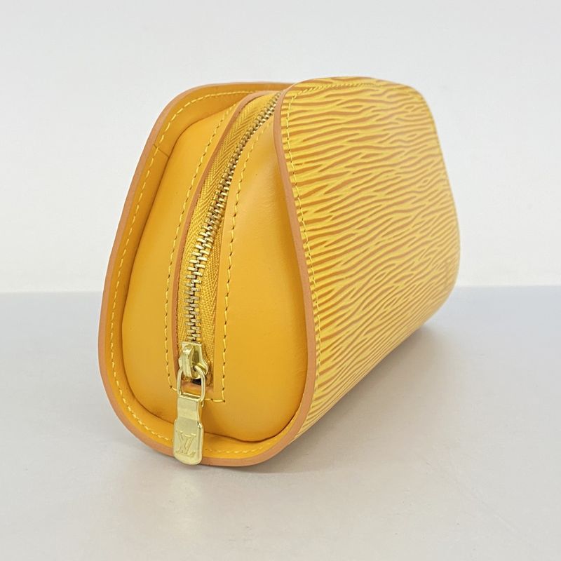 Louis Vuitton Pouch Epi Dauphine PM M48449 Jaune Ladies