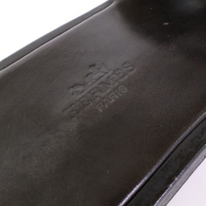 Hermes Izmir Leather Sandals 42