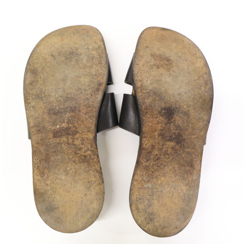 Hermes Izmir Leather Sandals 42